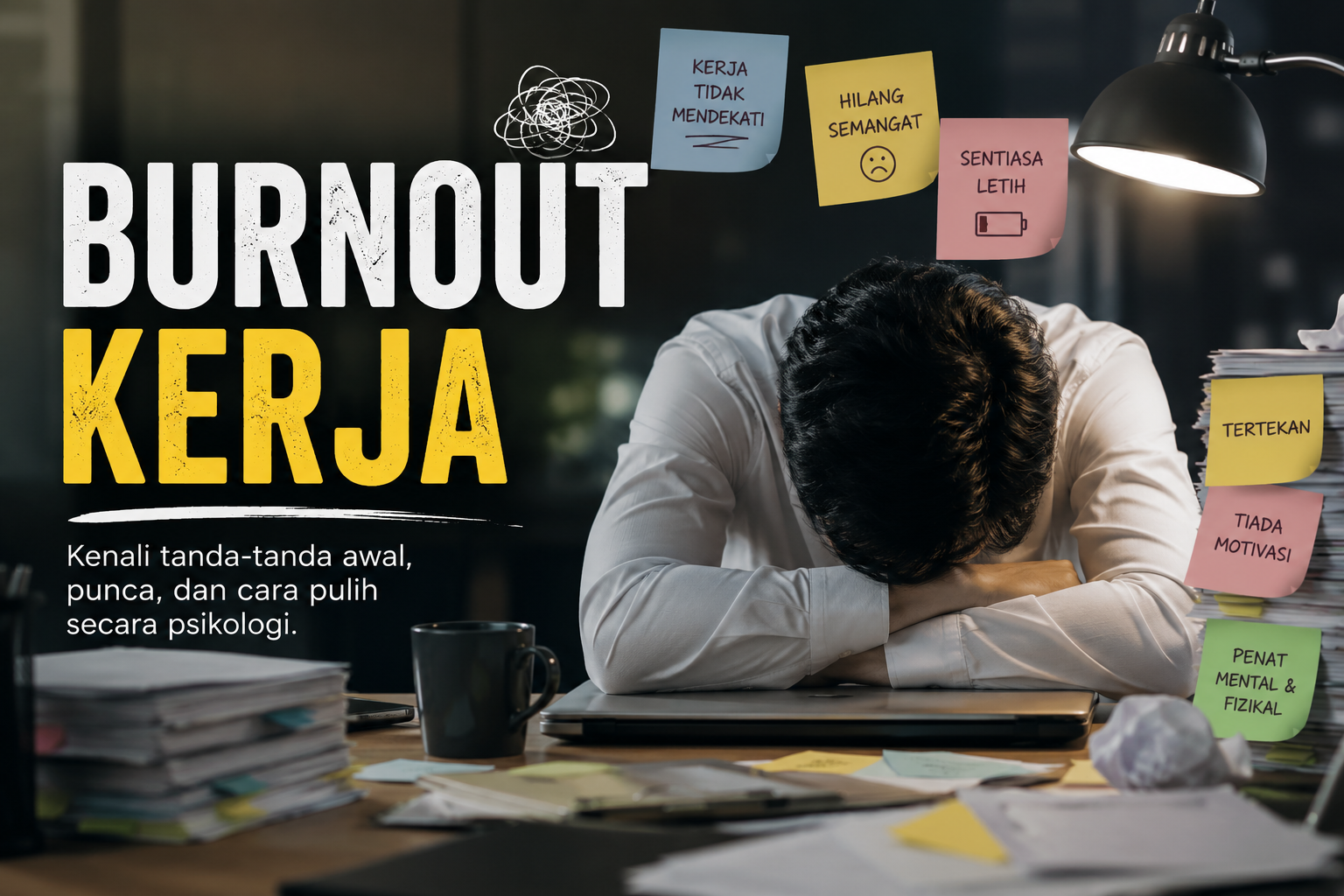 Burnout Kerja: Kenapa Ramai Orang Nampak Okay Tapi Sebenarnya Penat