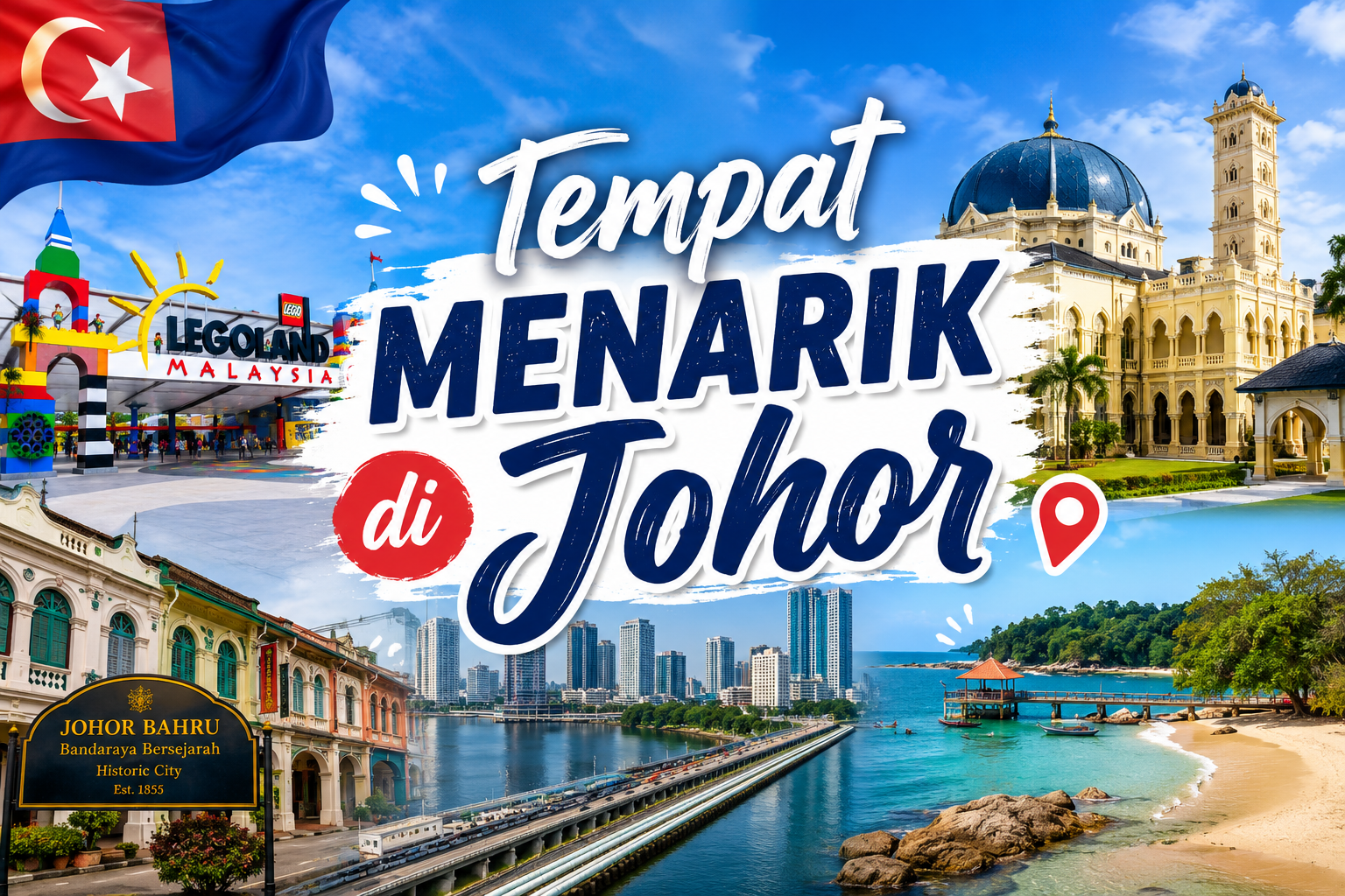 20 Tempat Menarik di Johor untuk Percutian Best Bersama Family