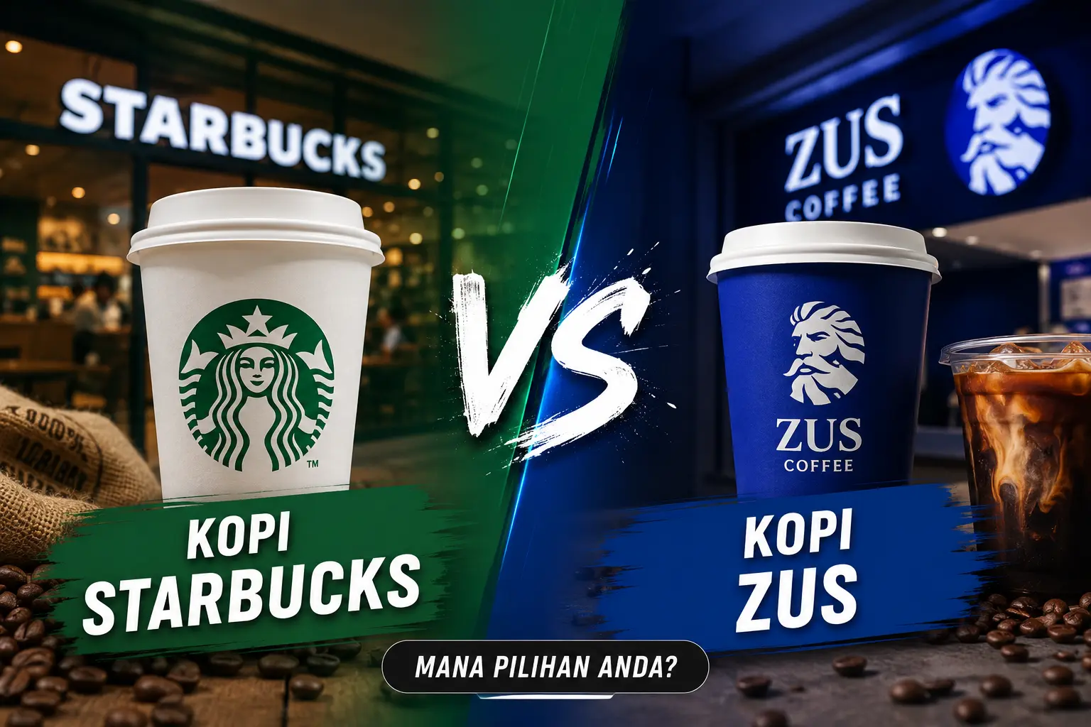 Kopi Starbucks vs Kopi ZUS