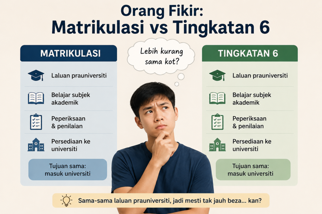 pengalaman belajar di matrikulas
